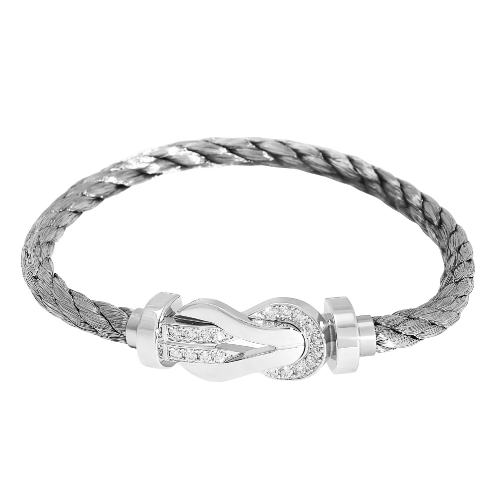 FRED Chance Amphini Bracelet 18K White Gold Diamond 0B0100
