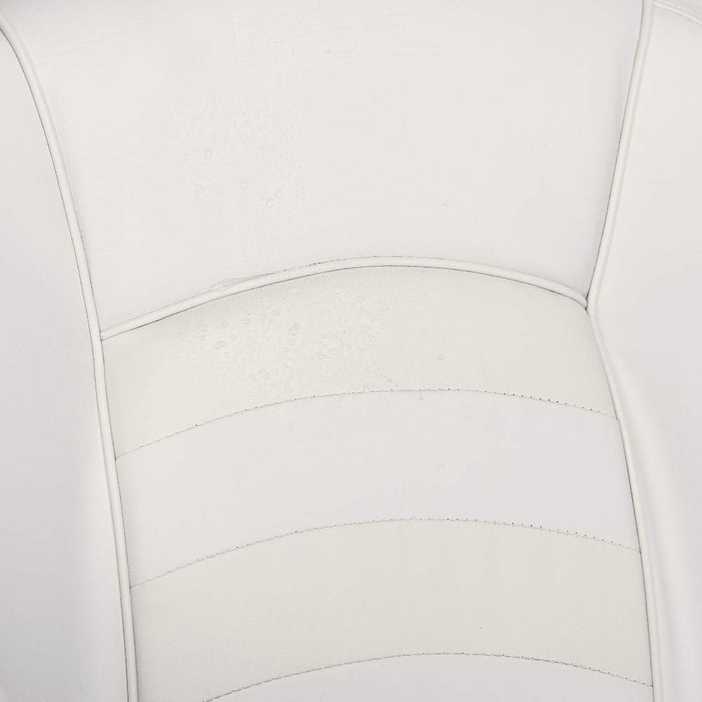 Bucket Pontoon Boat Seat (White/Blue)