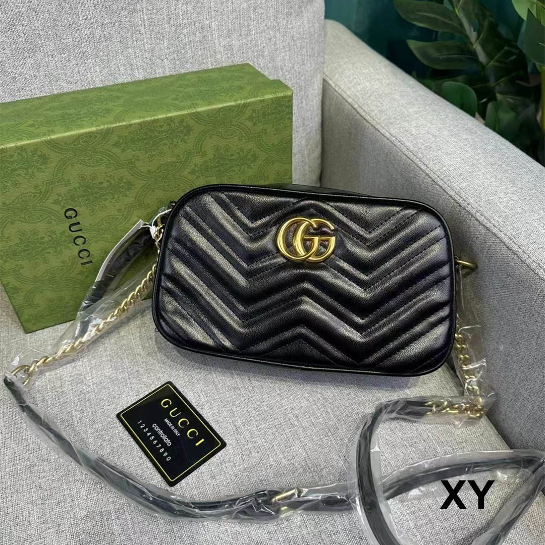 Gucci Marmont Matelasse Shoulder Bag - cnluxepick