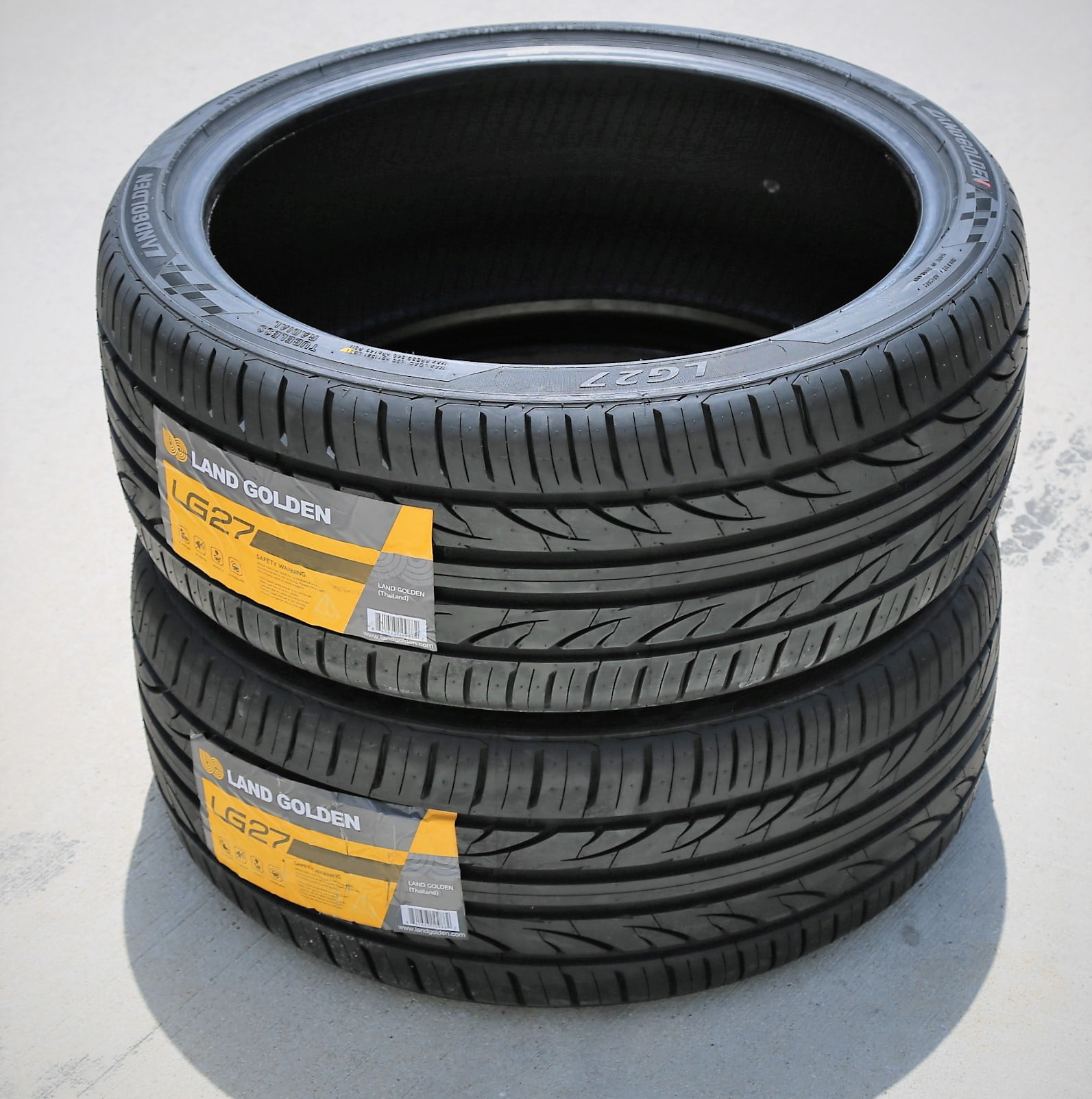 A pair of (2) 245/30R20 ZR 97W XL A/S performance tires
