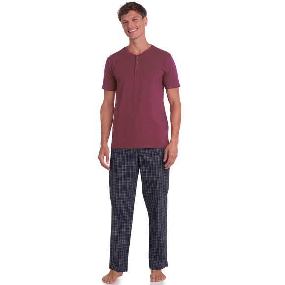VanVaan Herren T-Shirt mit Serafino-Ausschnitt