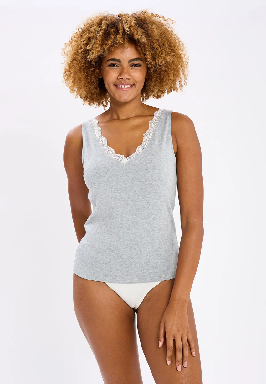 Débardeur Thermique Warm Gris