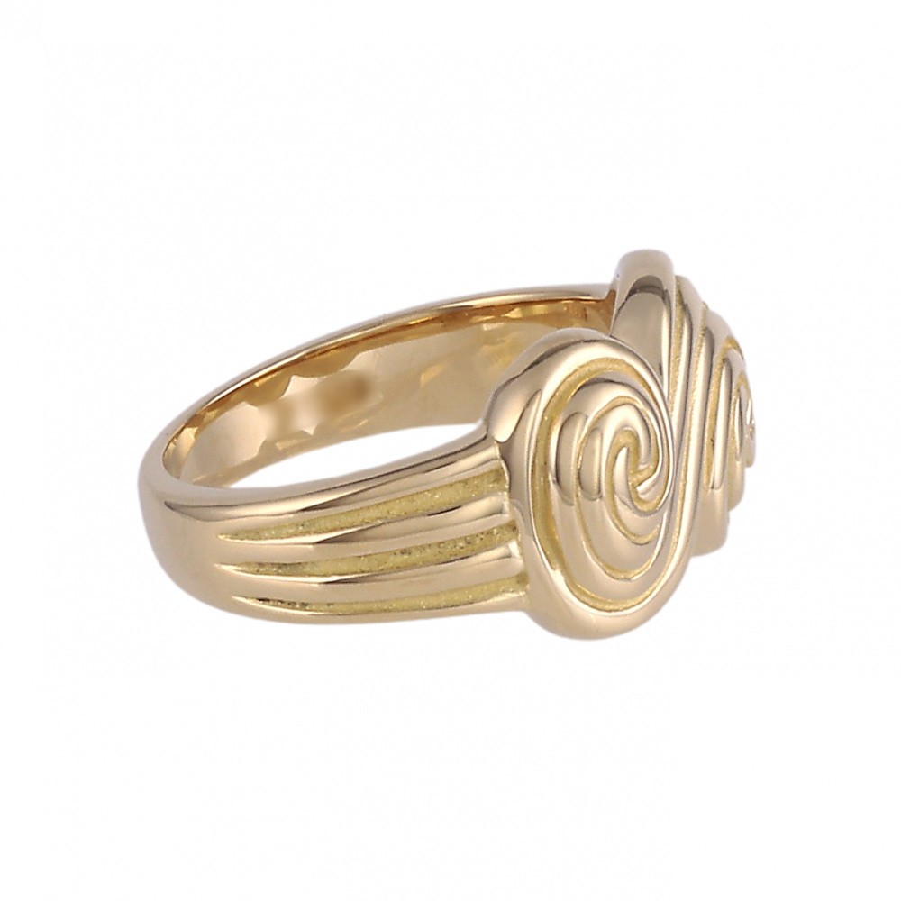 Tiffany & Co. Paloma Picasso Swirl Ring 18K Yellow Gold