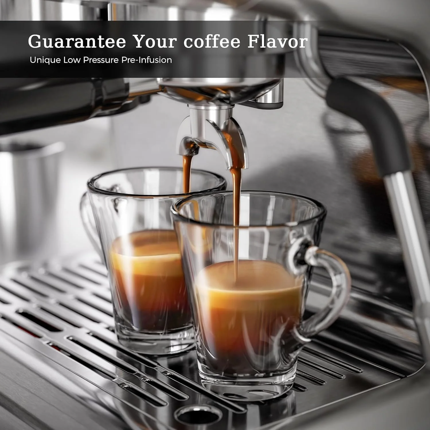 Kismile Coffee Maker,  Programmable Drip Coffee Makers ,Timer, Self-cleaning,Stainless Steel