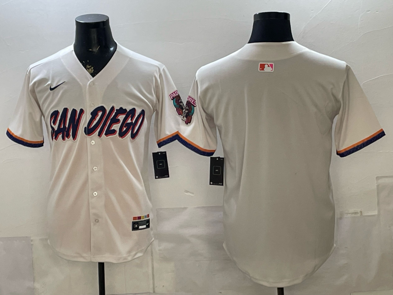 Men's San Diego Padres Cream Limited Player Jersey
