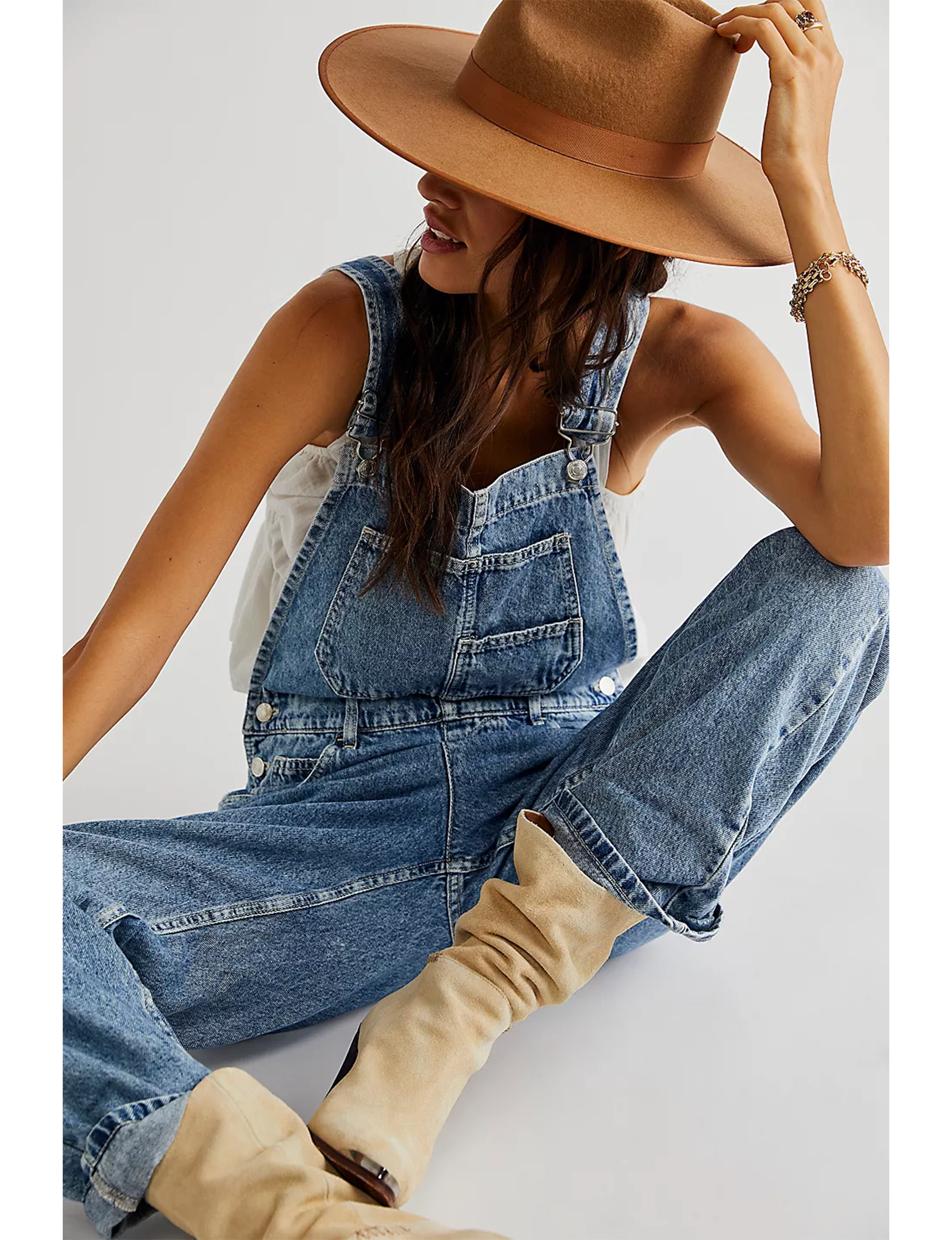Ziggy Denim Overall, Powder Blue