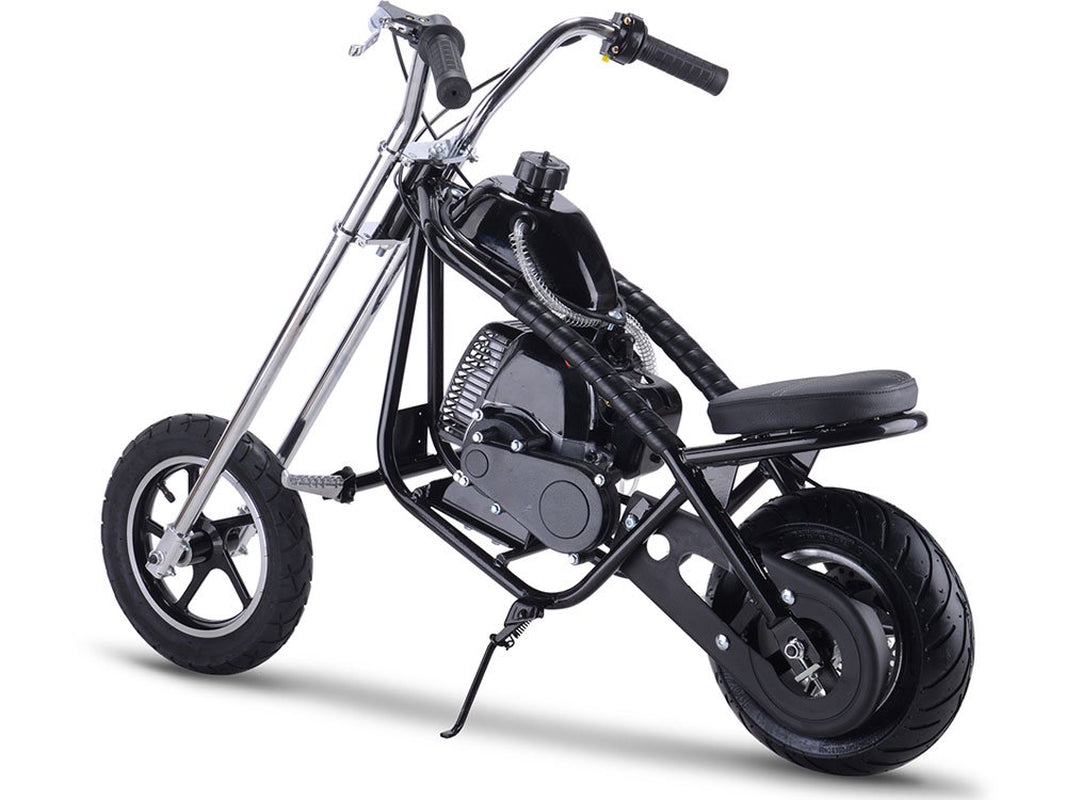 49Cc 2-Stroke Gas Dirt Bike, Max Speed 25Mph, Gas Mini Chopper