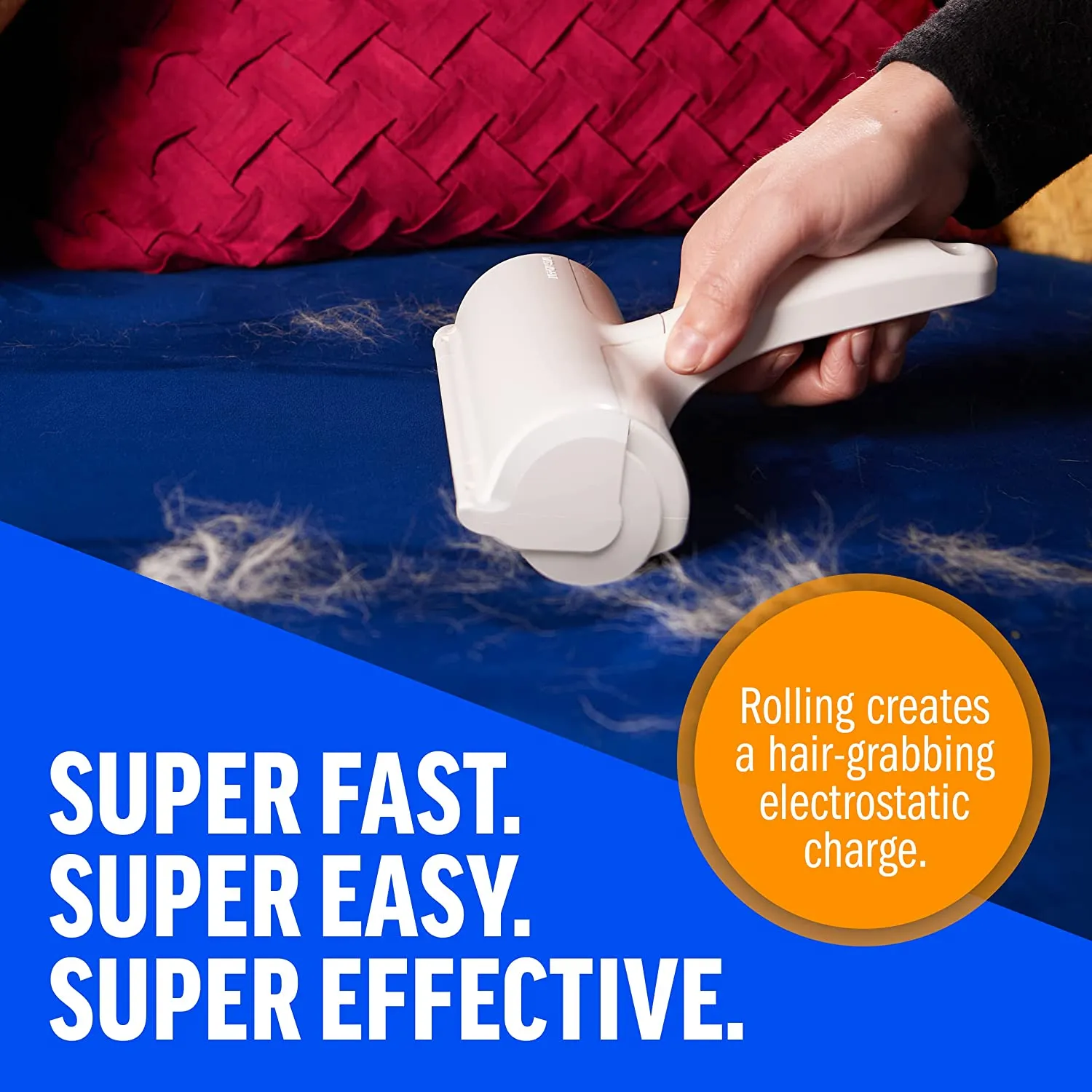 Multi-Surface Lint Roller and Fur Removal Tool