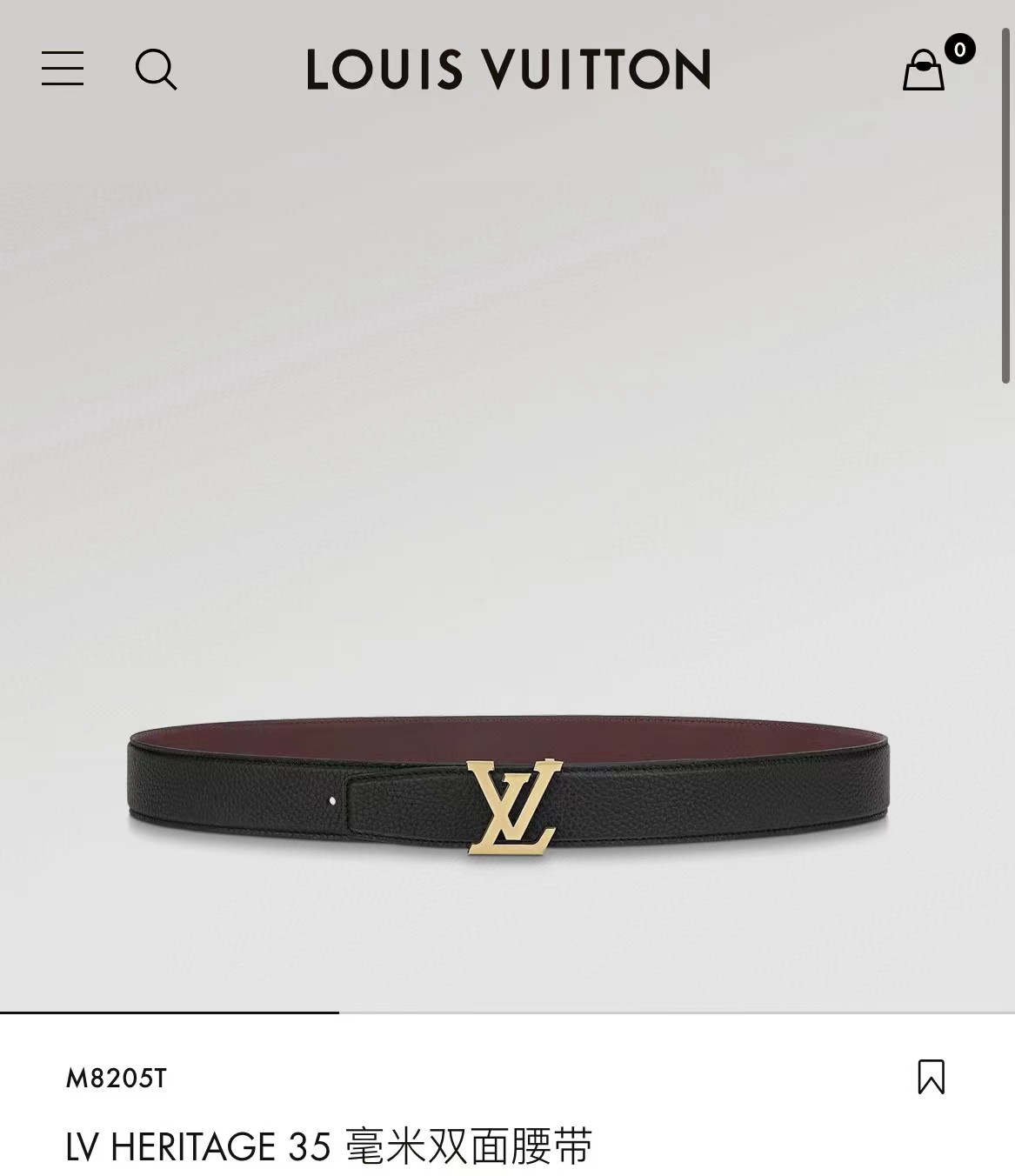 High Quality LV Belts 35MM Real Leather - cnluxepick