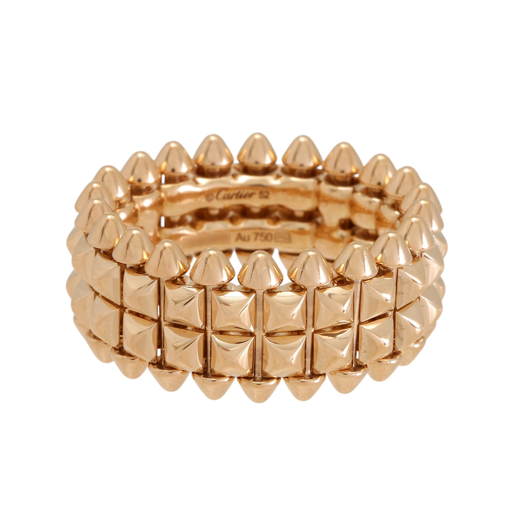 Cartier Crash Do Ring Double 18K Rose Gold B4237800