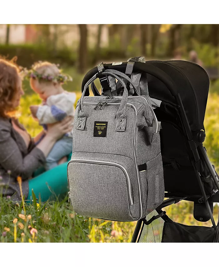 Sunveno Open-Wide Diaper Backpack