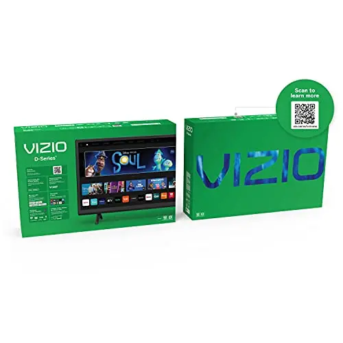 VIZIO 40-Inch D-Series Smart TV – Full HD 1080p Display with AMD FreeSync & Apple AirPlay Support