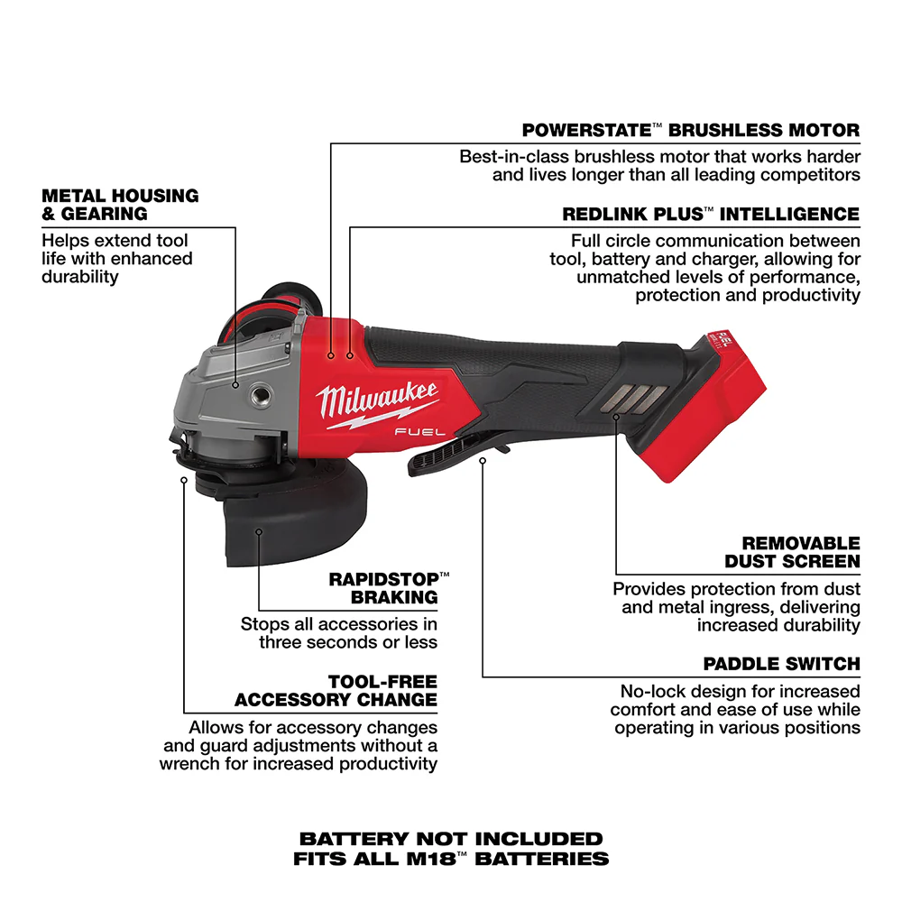 2026 Milwaukee 3697-27 M18 FUEL 18V 7 Tool Cordless Lithium-Ion Combo Kit