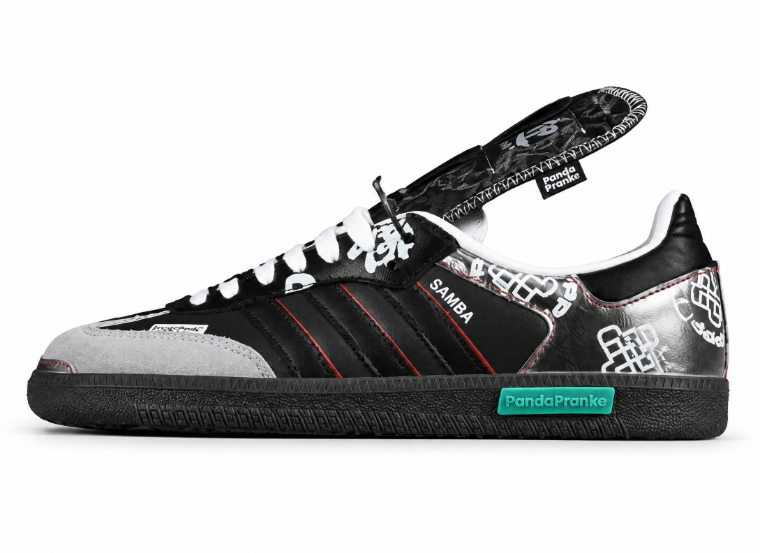 Adidas Originals Samba Og White/Grey/Black/Green IG1024
