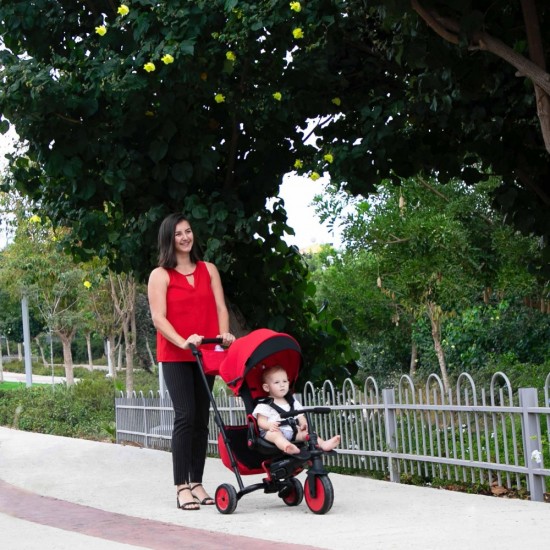 STR7J, 7-in-1 Folding baby Stroller Tricycle, 6M+
