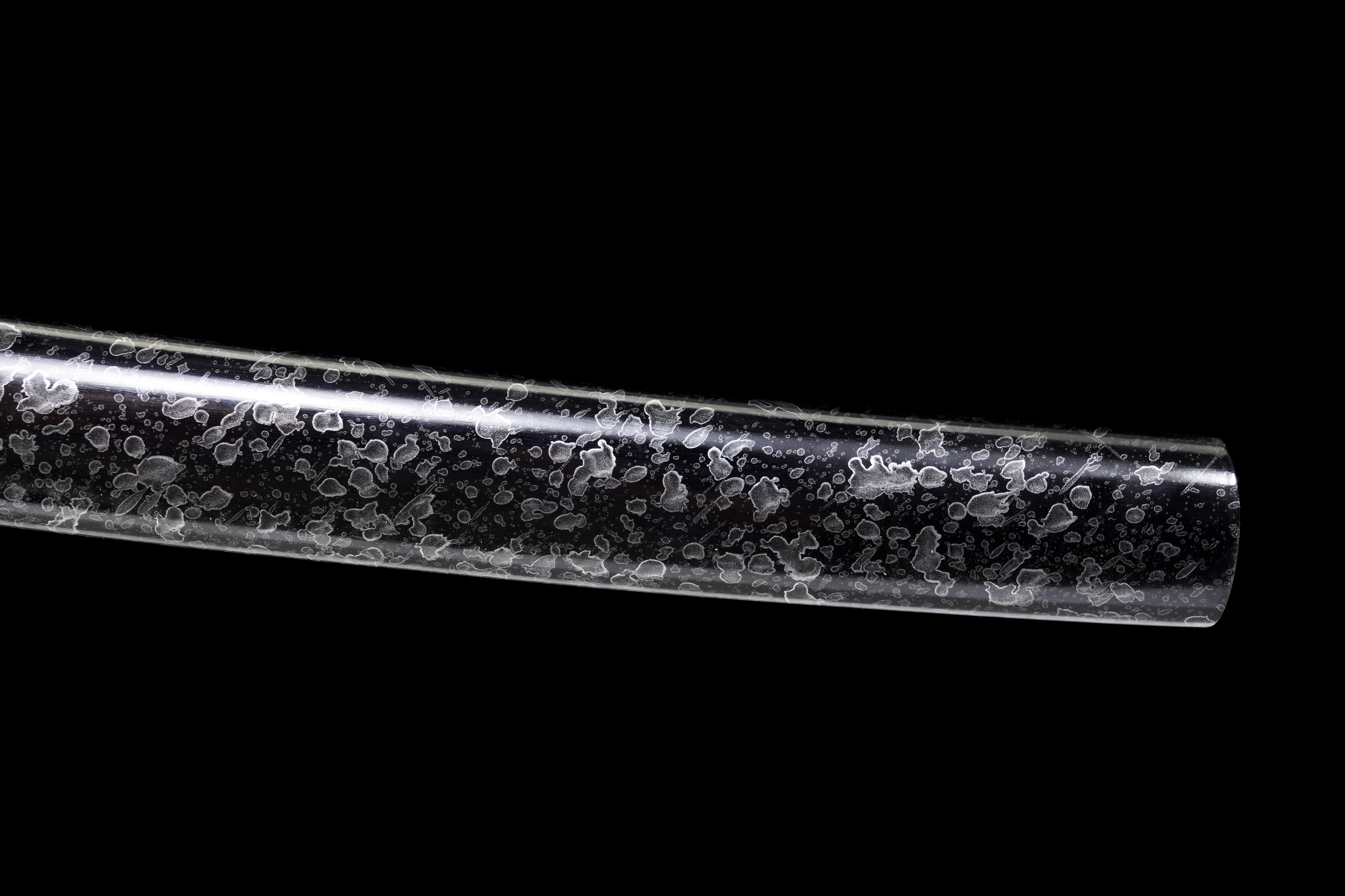 Handmade Katana 9260 Spring Steel Black Blade Dark Dragon Full Tang