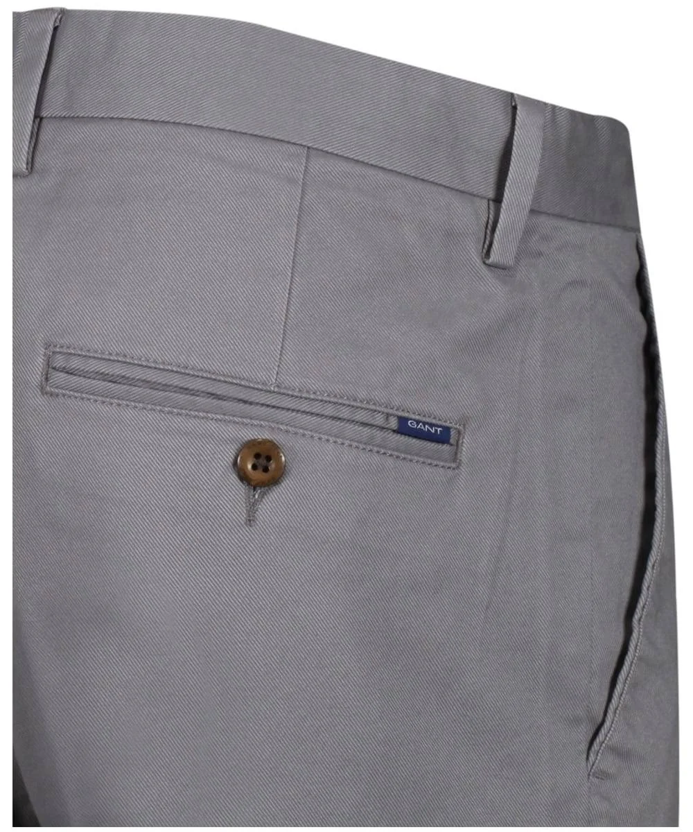 Gant Slim Fit Tech Prep Chinos, Grey