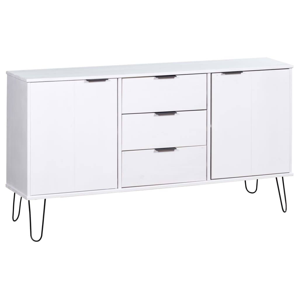 vidaXL Sideboard New York Range Light Wood Solid Pine Wood