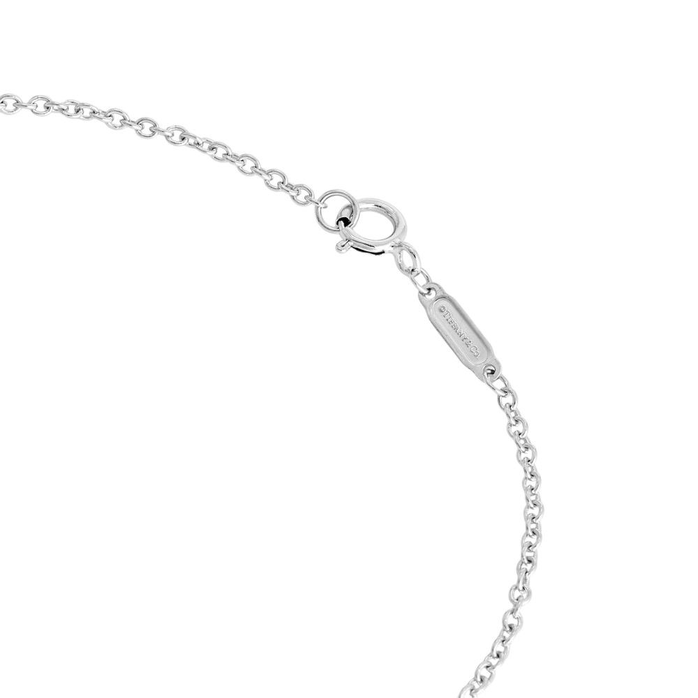Tiffany & Co. Knot Necklace 18K White Gold Diamond 70300303