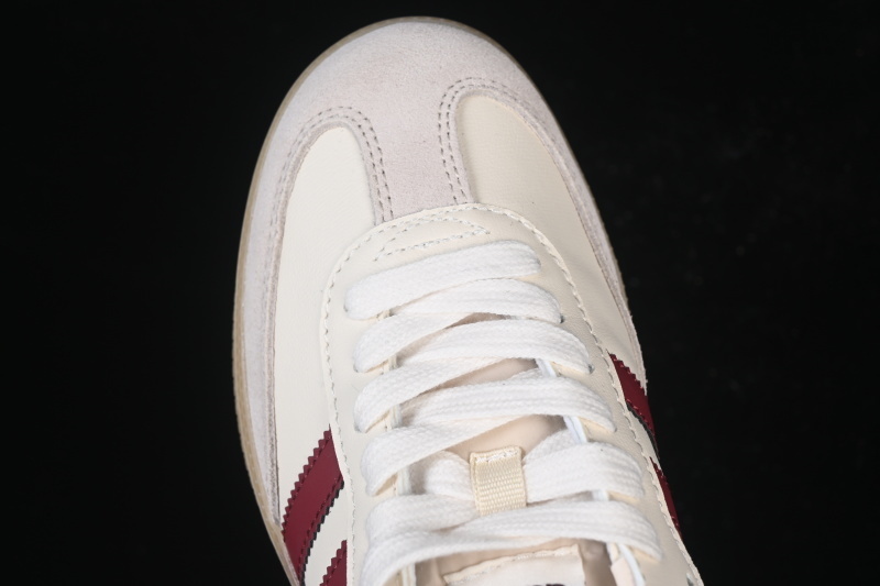Adidas Samba Clover Casual Board Shoes Red/White JQ8554