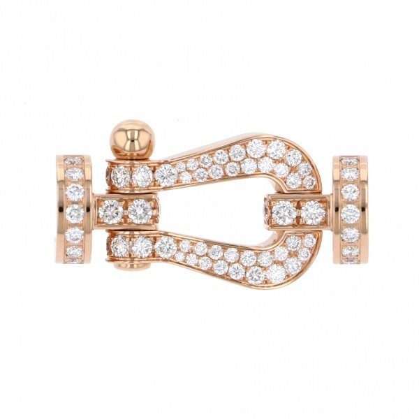 FRED Force 10 Lm Full Pave Accessory 18K Rose Gold 0B0049