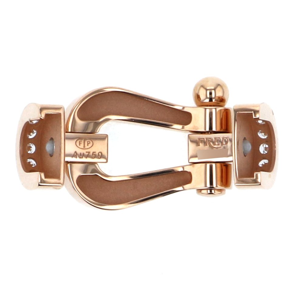 FRED Force 10 Lm Half Diamond Accessory 18K Rose Gold 0B0030