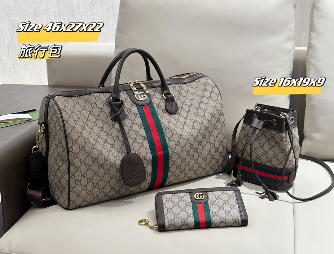 Gucci neverfull totebag three piece set - cnluxepick
