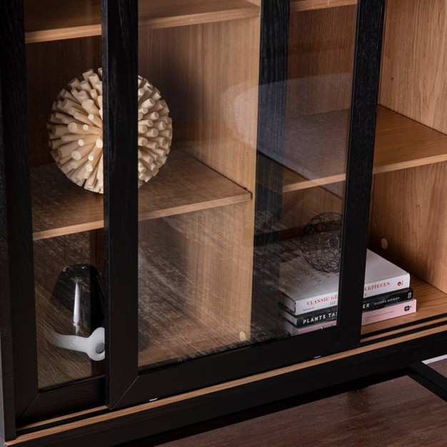 Geldger Anywhere Cabinet Black natural Aiden Lane