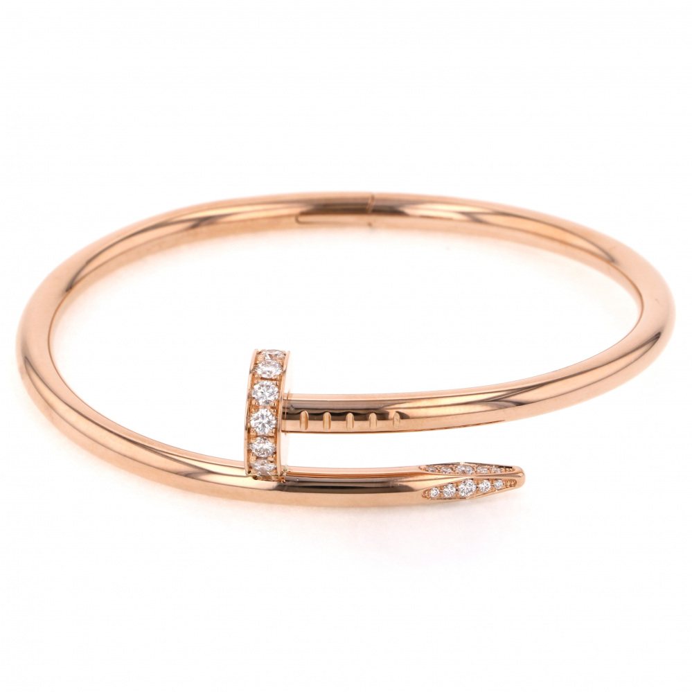 Cartier Juste un Clou Bracelet 18K Rose Gold Diamond