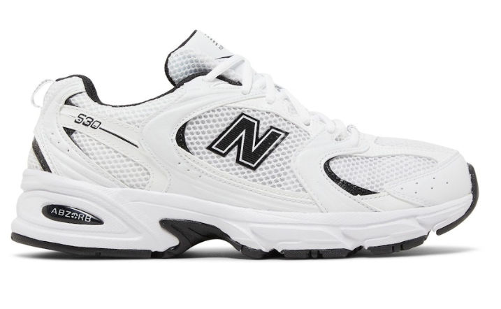 New Balance 530 White Black MR530EWB Casual Running Shoes