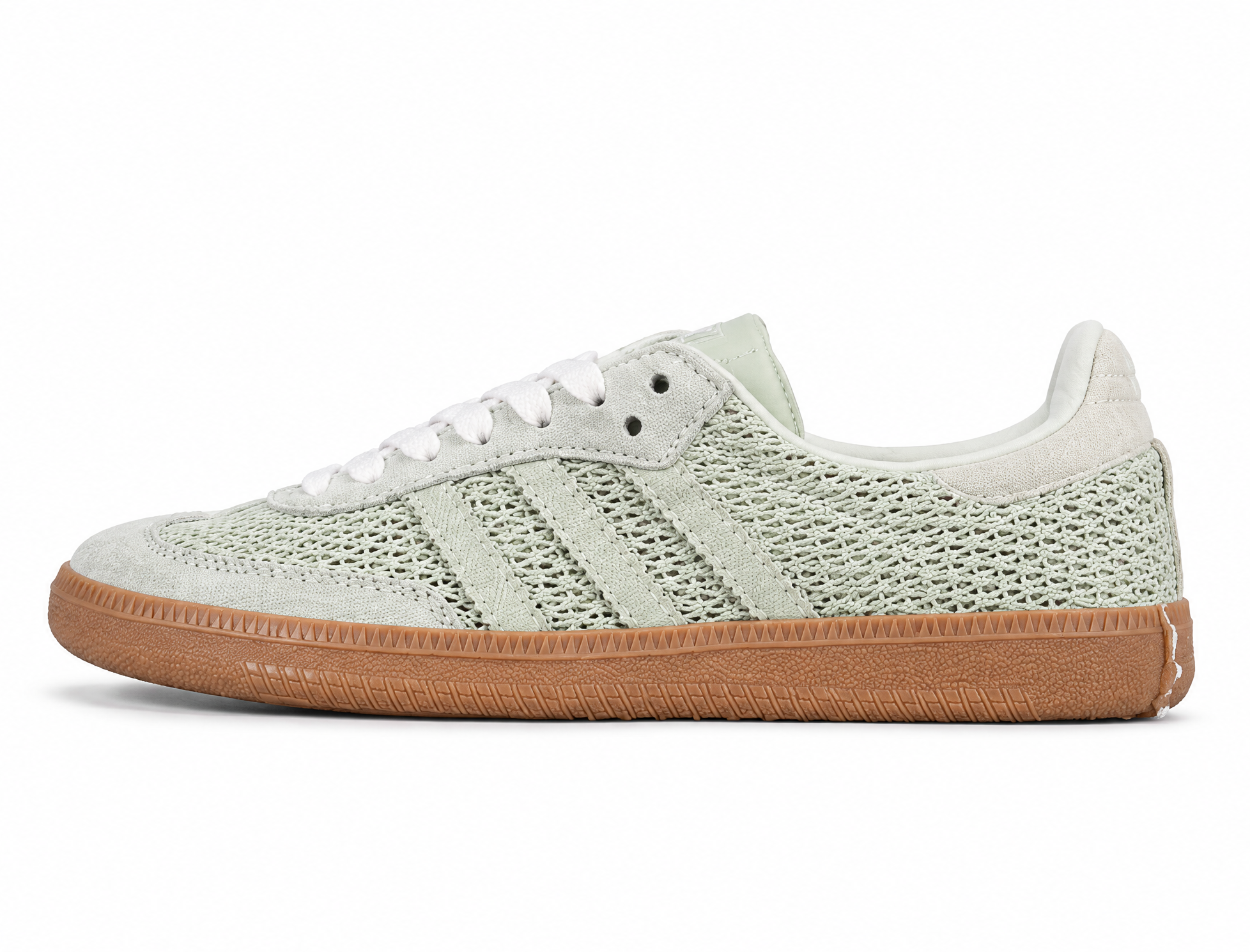 Adidas Samba Og White/Green/Brown KK3529