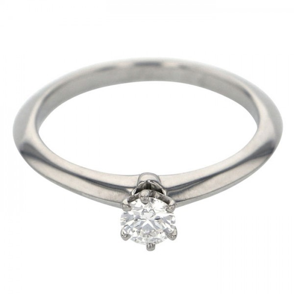 Tiffany & Co. Solitaire Ring Platinum Diamond