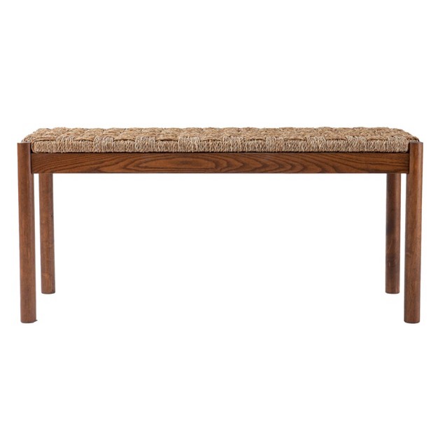 Natural Seagrass Bench Brown Aiden Lane