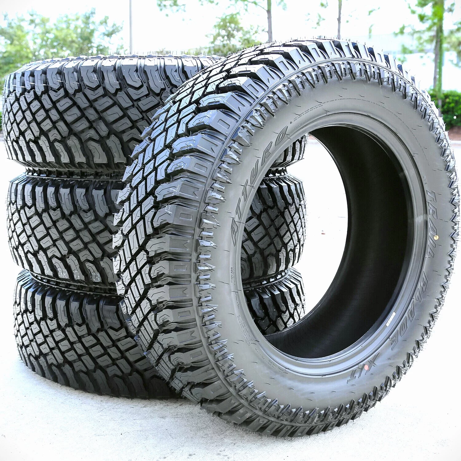 Set of 4 (FOUR) Atturo Trail Blade X/T LT 305/55R20 121/118Q E (10 Ply) AT A/T All Terrain Tires