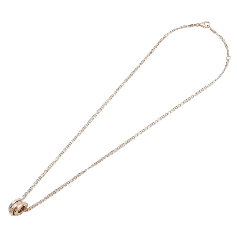 Cartier Love Necklace 18K White Gold & 18K Rose Gold Diamond B7219700