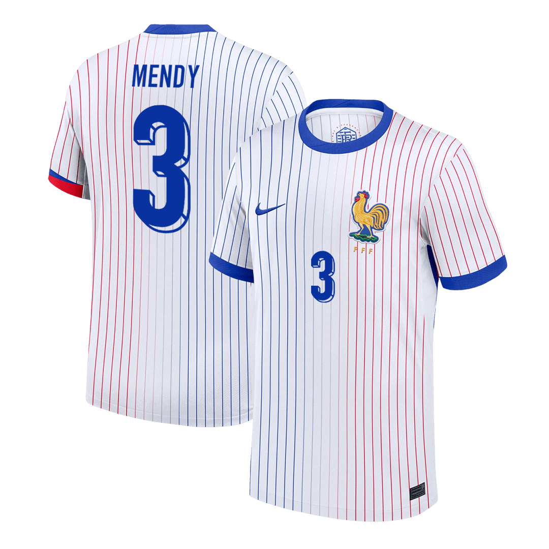 MENDY #3 France Away Soccer Jersey
