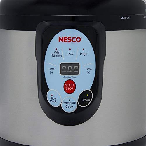 2026 NESCO NPC-9 Smart Pressure Canner and Cooker, 9.5 quart, Stainless Steel