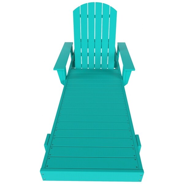 Polytrends Altura Poly EcoFriendly All Weather Reclining Chaise Lounge with Arms