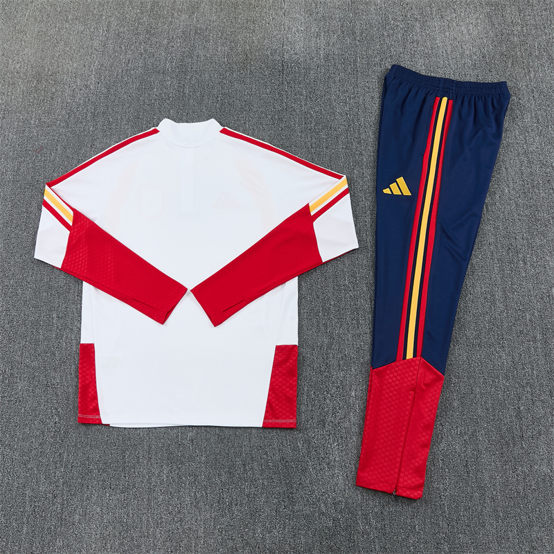 Spain 26/27 Training Suit White-Two Stars 2