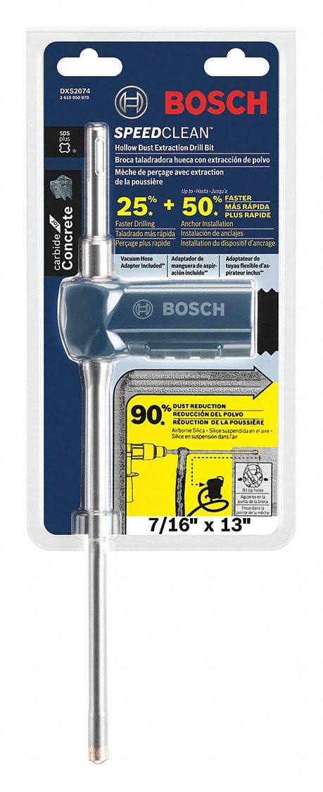 Bosch DXS2074 7/16 in. x 13 in. SDS-Plus Speed Clean Dust Extraction Bit