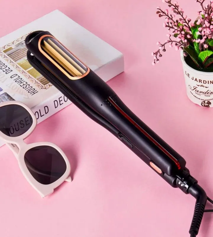 All-in-one Crimping and Curling iron