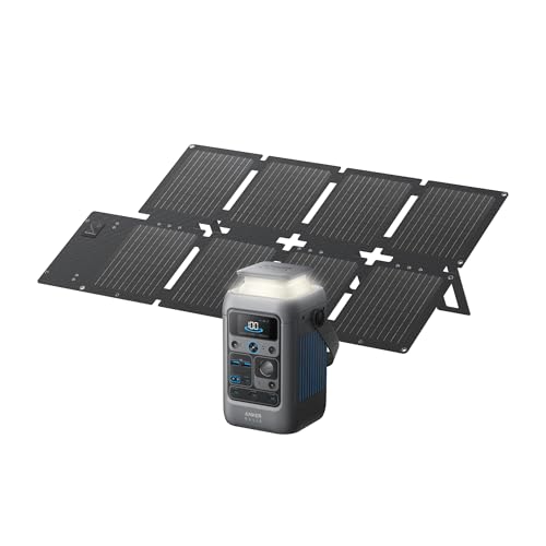 Anker SOLIX C300 DC Power Bank Station, Outdoor 288Wh Portable Power Station, LiFePO4 Battery, 300W Solar Generator, for Camping, Traveling, and Emergencies (No Wall Charger Included)
