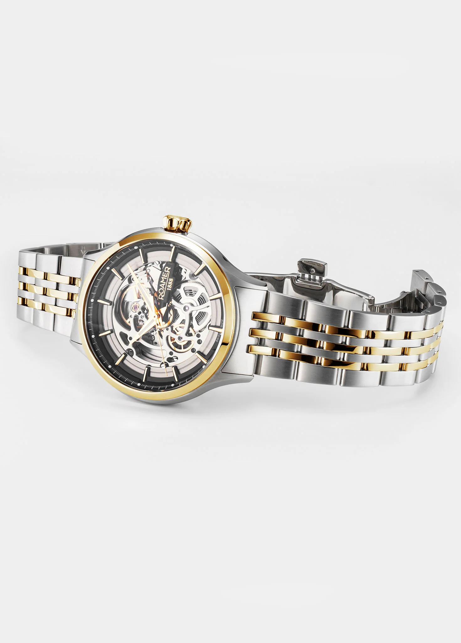 Competence Skeleton IV 43 mm Automatic Three-Hand Two-Tone Bracelet Sapphire glass Stainless Steel swiss watch
