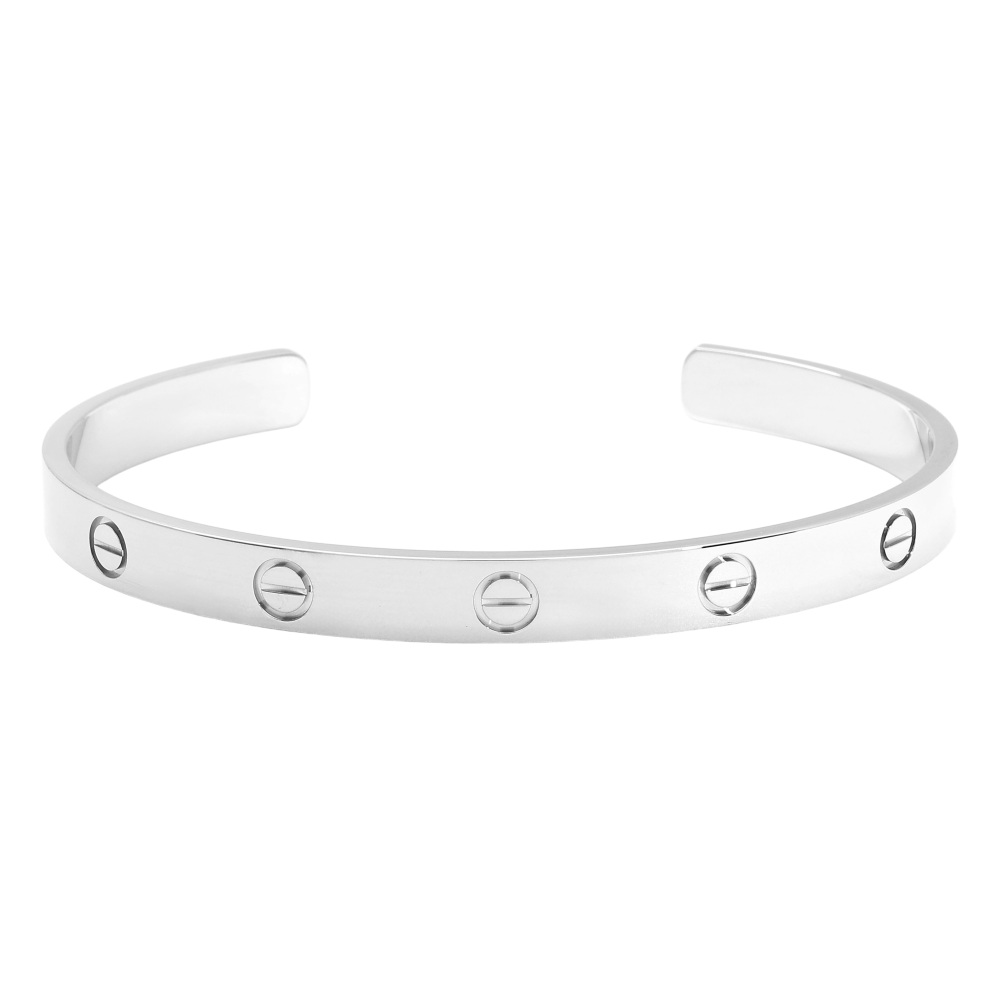 Cartier Love Classic Model Bracelet 18K White Gold B6032500