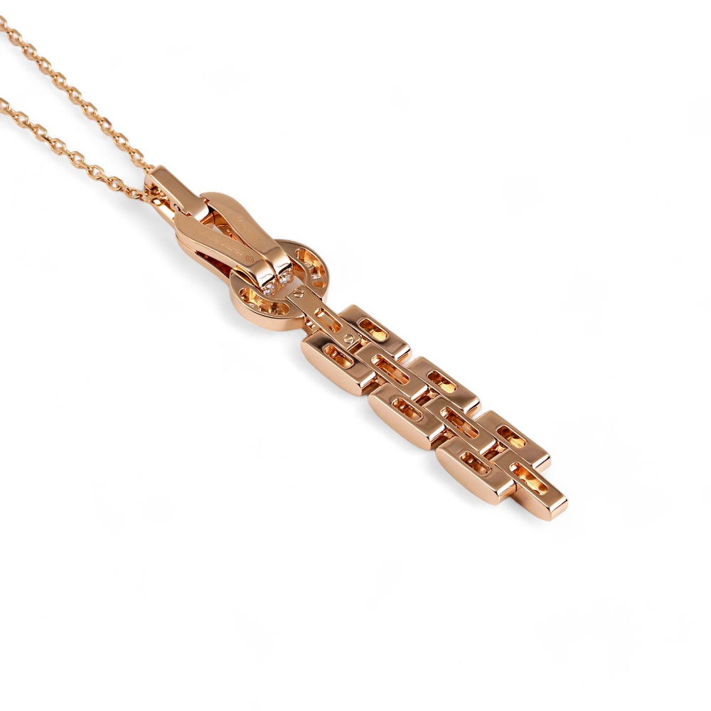 Cartier Agraf Necklace 18K Rose Gold Diamond N7424320