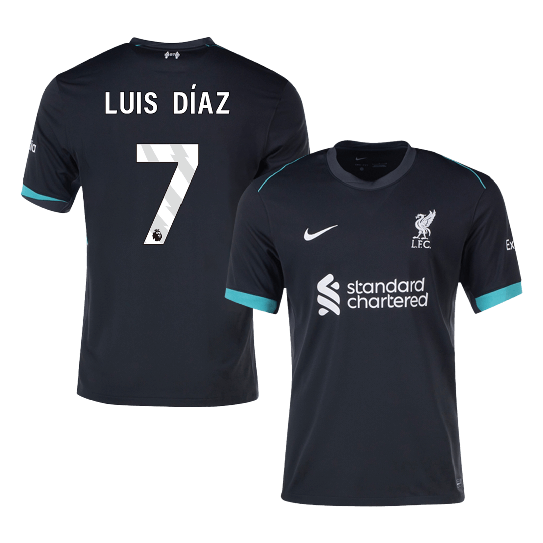 LUIS DÍAZ #7 Liverpool Away Soccer Jersey