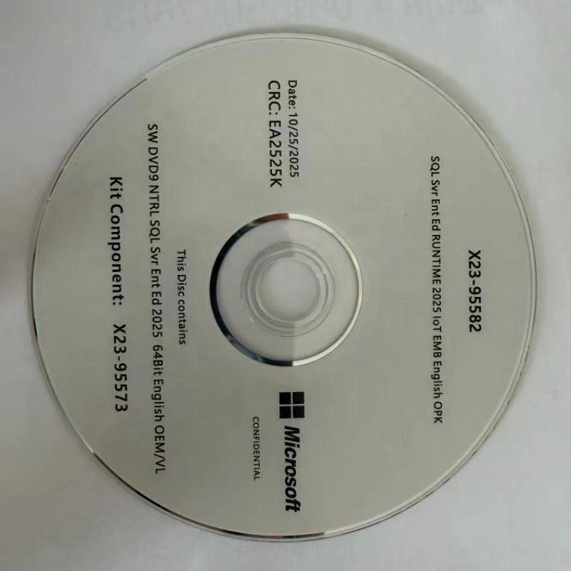 SQL 2025 Enterprise DVD Package