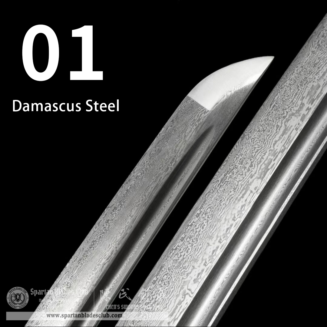 Custom Your Katana | Damascus Steel | Spartan Blades Club | CHEN'S SWORDS 1892 - Spartan Blades Club - 陳氏劍莊1892