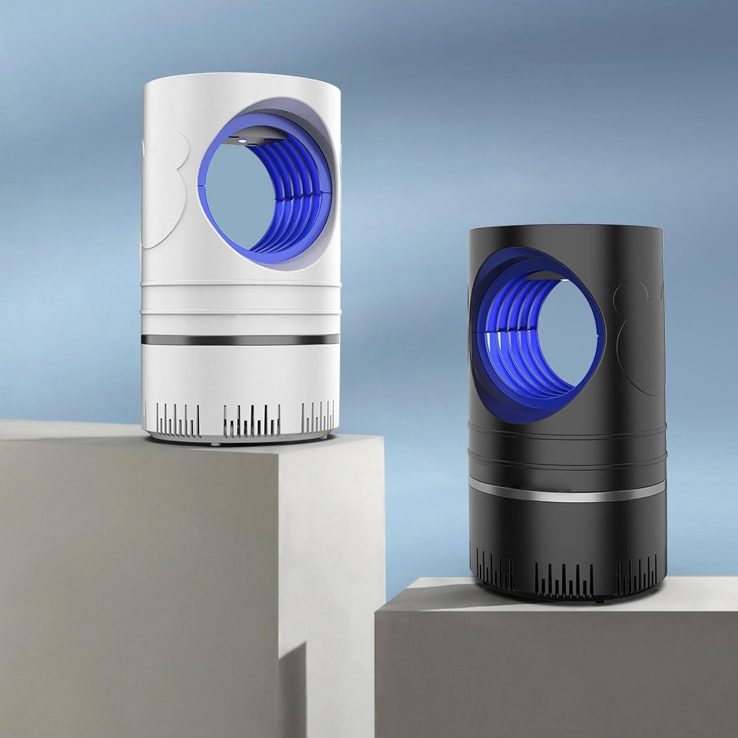 𝖬𝗈𝗌𝗊𝗎𝗂𝗍𝗈 𝖹𝖺𝗉𝗉𝖾𝗋 - Purple Light Catalytic 𝖬𝗈𝗌𝗊𝗎𝗂𝗍𝗈 Lamp for Indoor Outdoor, USB Power Silent Household 𝖬𝗈𝗌𝗊𝗎𝗂𝗍𝗈 Lamp Inhalation Electronic Four Dimensional Trap (wh1te)