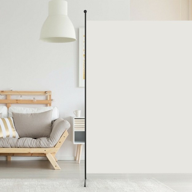 Costway Single Panel Room Divider Privacy Partition Screen For Office Home Black beige